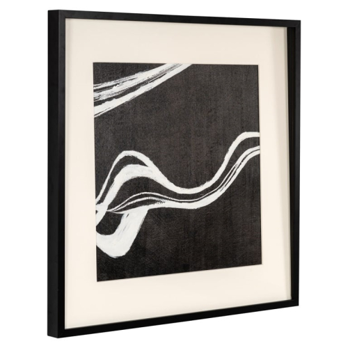 RICHMOND obraz JOZRA 80x80 cm             biało-czarny