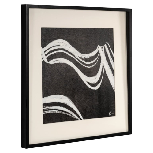 RICHMOND obraz JOZY 80x80 cm              biało-czarny