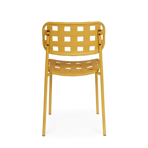 BIZZOTTO krzesło ogrodowe CLOVER żółte
