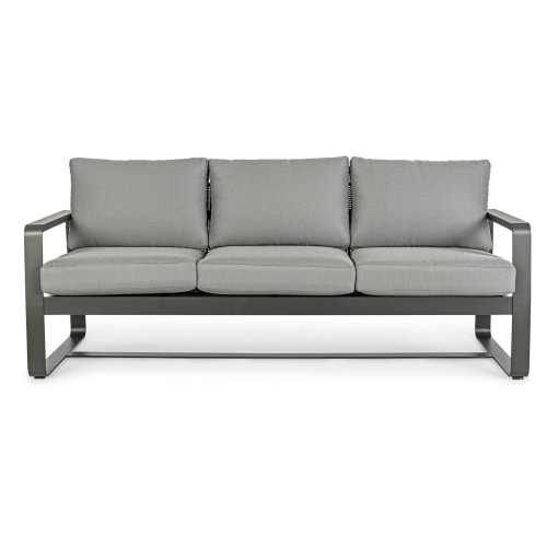 BIZZOTTO sofa 3-osobowa ogrodowa          MERRIGAN szara