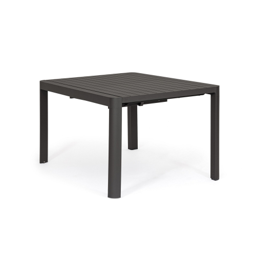 BIZZOTTO stół ogrodowy KIPLIN 149 czarny  / rozkładany