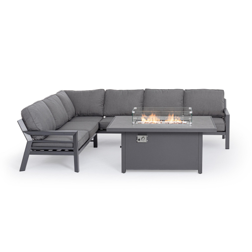 BIZZOTTO zestaw ogrodowy HENDRIX szary