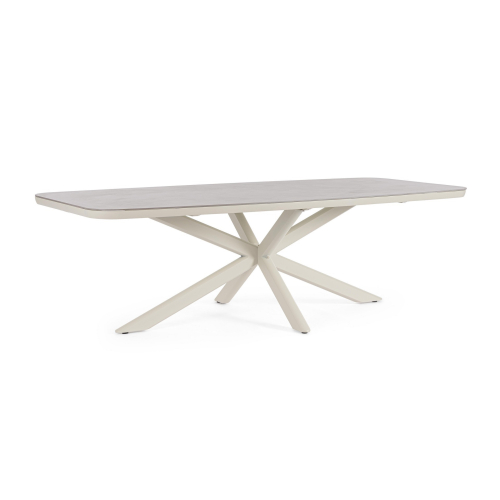 BIZZOTTO stół ogrodowy ISACCO PELICAN     240x110 beżowy