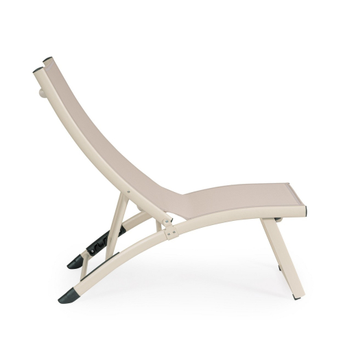 BIZZOTTO leżak ogrodowy TAYLOR beżowy