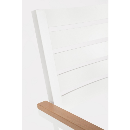 BIZZOTTO krzesło ogrodowe HENNA białe