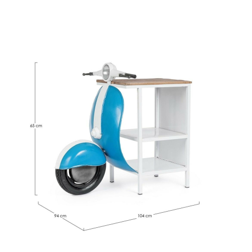 BIZZOTTO barek VESPA niebieski