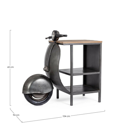BIZZOTTO barek VESPA szary