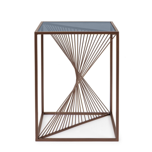 BIZZOTTO stolik kawowy ESPIRAL 40x40