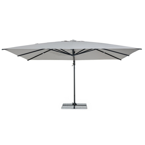 BIZZOTTO parasol ogrodowy INES jasny      szary