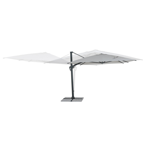 BIZZOTTO parasol ogrodowy INES jasny      szary