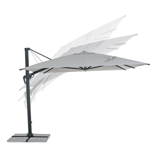 BIZZOTTO parasol ogrodowy INES jasny      szary
