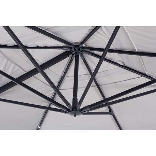 BIZZOTTO parasol ogrodowy INES jasny      szary