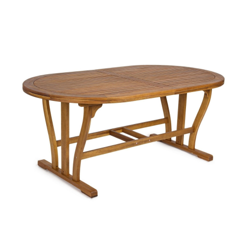 BIZZOTTO stół ogrodowy NOEMI 180-240      naturalny / rozkładany