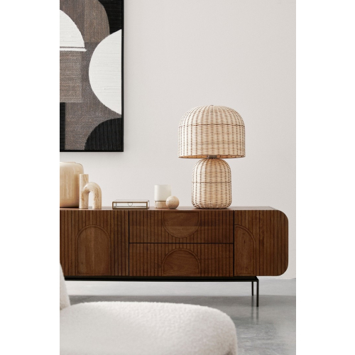 BIZZOTTO lampa stołowa SIKKIM beżowa