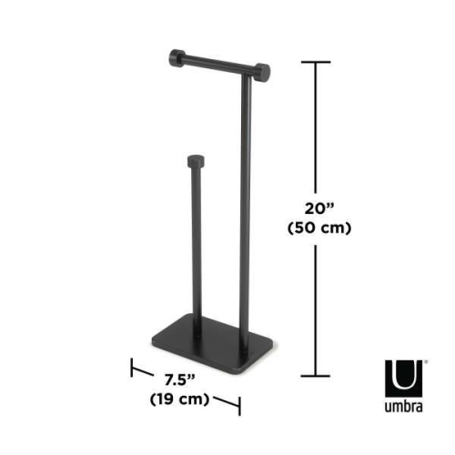 UMBRA stojak na papier toaletowy CAPPA    czarny