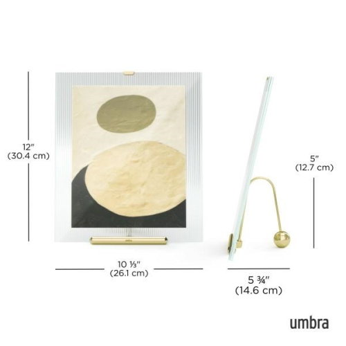 UMBRA ramka na zdjęcia FLUTE 8x10 złota