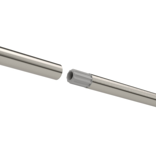 UMBRA karnisz ZEN 81 - 162 cm srebrny