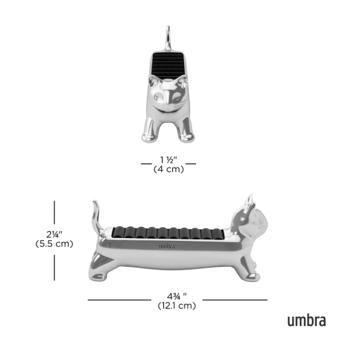 UMBRA organizer na pierścionki ALI CAT    chrom