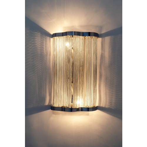 Lampa ścienna ATLANTA WALL 2 - aluminium, stal