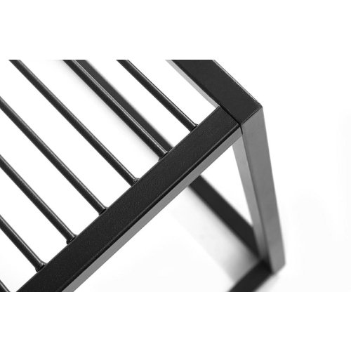 Stolik GALLER dąb - gazetnik, MDF, metal