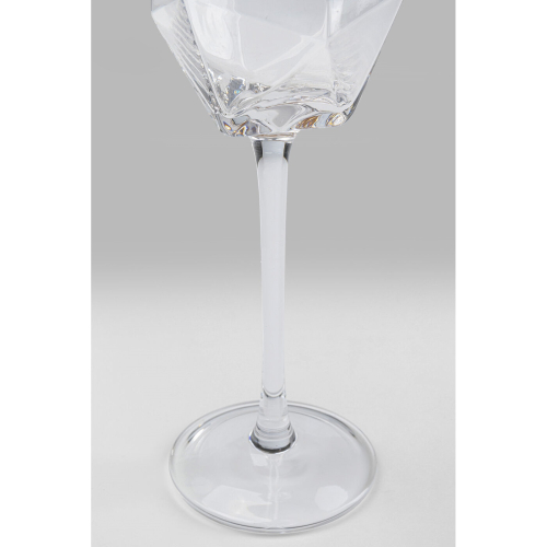 KARE komplet 4 kieliszków do szampana     DIAMOND RIM 360 ml