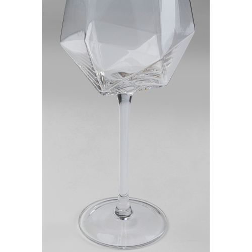 KARE komplet 4 kieliszków do wina         DIAMOND RIM 525 ml