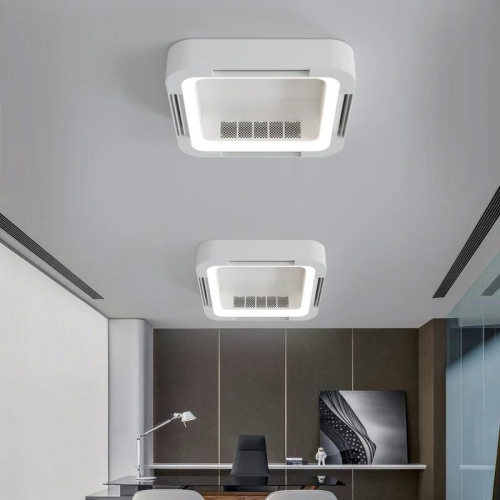 MOOSEE lampa sufitowa/plafon FANLIGHT-    wentylator