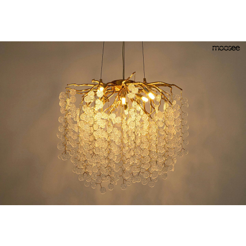 MOOSEE lampa wisząca RIVIERA 60 złota /   clear