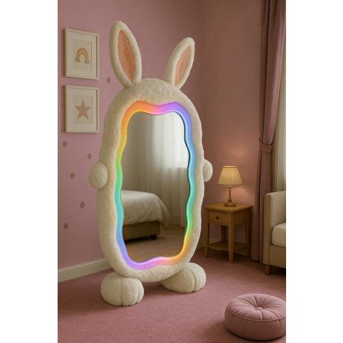 Lustro stojące BUNNY z oświetleniem LED   240x150 cm