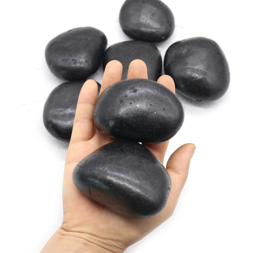 Kamień dekoracyjny ogrodowy 5-8 cm 1 kg   czarny