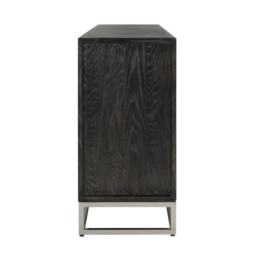 RICHMOND komoda BLACKBONE SILVER - 4 drzwiowa