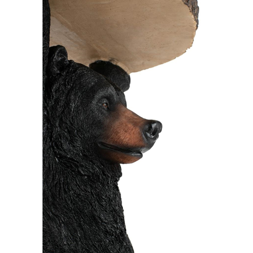 KARE stolik BEAR 53x33 cm drewniany / czarny