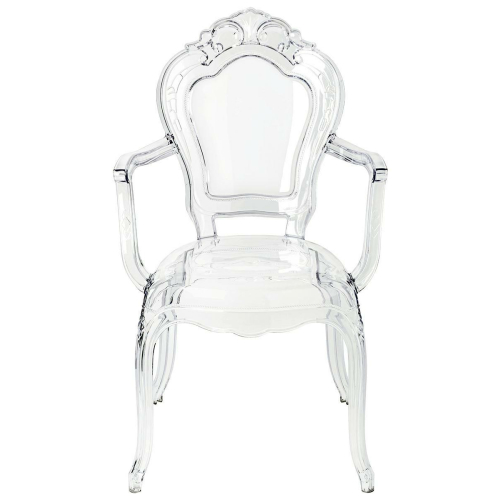Krzesło KING ARM transparentne - poliwęglan