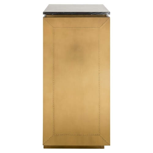 RICHMOND komoda FINSBURY 101 cm -         mosiądz, szkło, marmur, MDF
