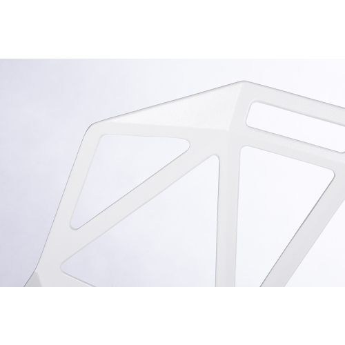 Krzesło SPLIT PREMIUM białe - aluminium, nogi białe