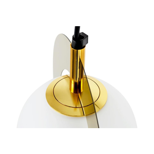 Lampa wisząca AURORA złota - szkło, metal