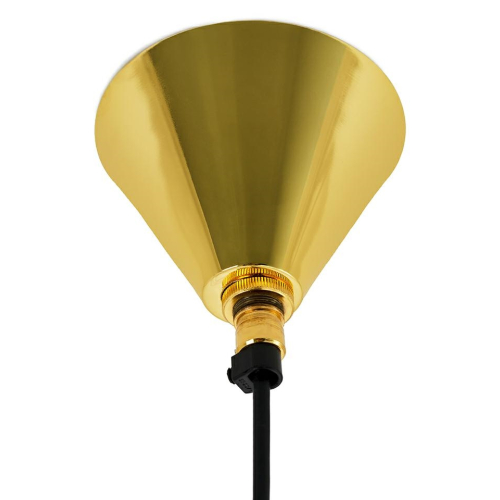 Lampa wisząca AURORA złota - szkło, metal