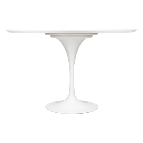 Stół TULIP PREMIUM 120 biały - MDF, metal