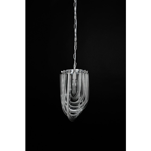 Lampa wisząca MURANO S chrom - szkło, metal
