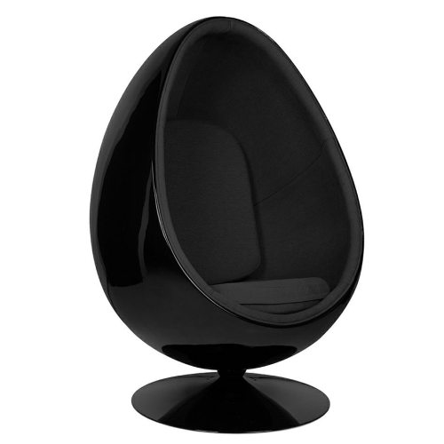 Fotel OVALIA BLACK czarny