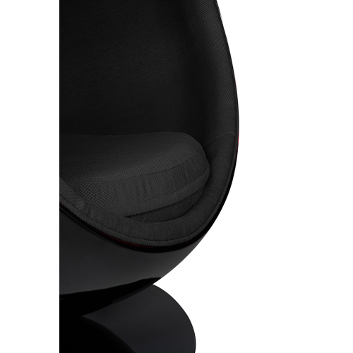 Fotel OVALIA BLACK czarny