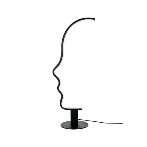 Lampa stołowa FACE TABLE czarna