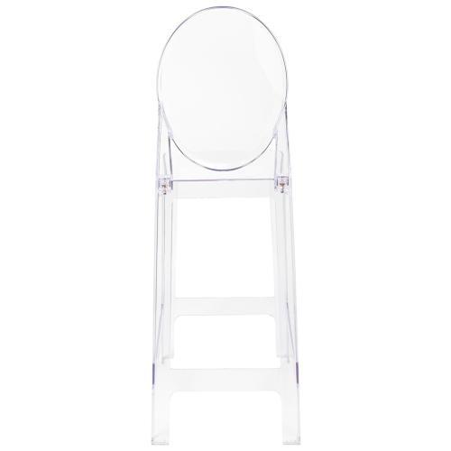 Krzesło barowe VICTORIA 75 cm transparentne