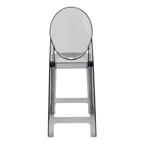 Krzesło barowe VICTORIA 65 cm dymione - poliwęglan