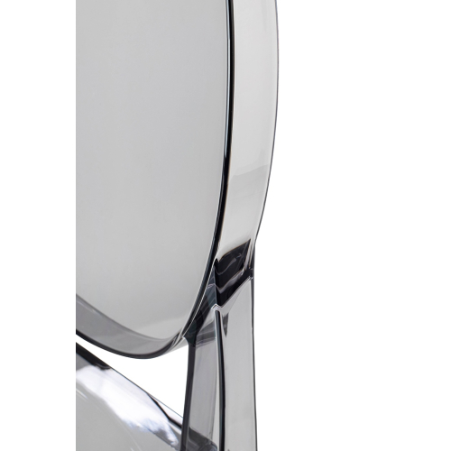 Krzesło barowe VICTORIA 65 cm dymione - poliwęglan