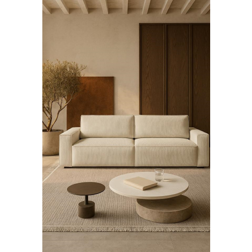 Sofa PILLOW z funkcją spania jasny beż