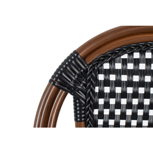 Krzesło ogrodowe CAFE PARIS brązowe       rattan