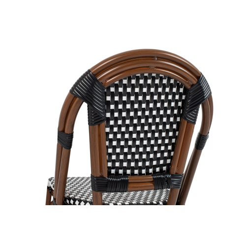 Krzesło ogrodowe CAFE PARIS brązowe       rattan