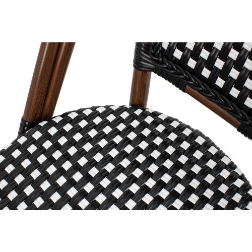Krzesło ogrodowe CAFE PARIS brązowe       rattan