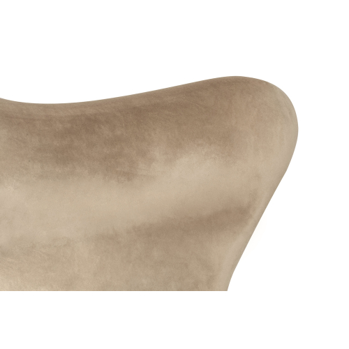 Fotel EGG SZEROKI VELVET khaki